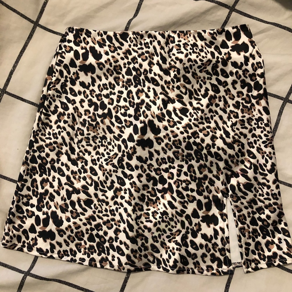 Princess Polly Leopard Skirt
